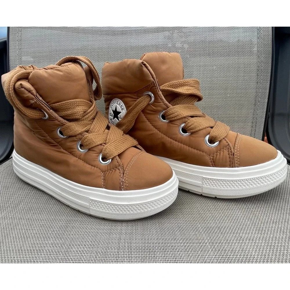 Converse Chuck Taylor All Star Move Platform Puffer Boots A17641C Mens 6 W 7.5